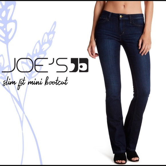 slim leg bootcut trousers